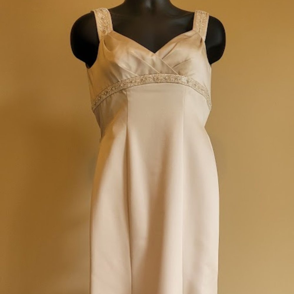 Satin Trumpet Evening Gown/Bridesmaid Dress